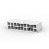 AMP Connectors - TE Connectivity 1-1586495-8 Shrouded 18P DUAC 94V0 W0/PEG WO/DH LF