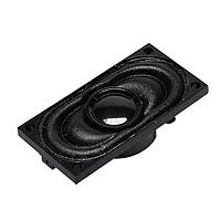 Same Sky (formerly CUI Devices) CMS-40308-18SE Speakers 40 x 20 x 8 mm deep, paper & cloth, Nd-Fe-B, 1.5 W, 8 ohm, 550 Hz, Solder eyelets