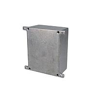 Bud Industries CU-5234 Enclosures Econobox Diecast Aluminum Box with Mounting Bracket Cover (4.7 X 3.7 X 2.2 In)