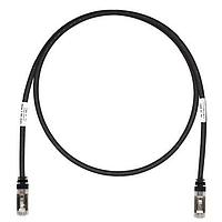 Panduit STP6X3.5MBL Cat 6a Copper Patch Cord, Cat 6A, Black S/FTP C