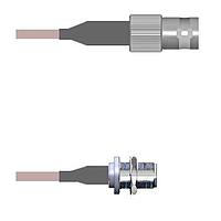 Amphenol Custom Cable Q-0B025000H144i RF Cable Assemblies BNC-SJB/N-SJB G142 144I