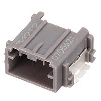 Molex 34912-8042 PCB Header MINI50 RAHDR SMT4CKT BRN POL C TR