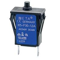 E-T-A Circuit Breakers 105-D91-P10-6A Thermal Overcurrent Thermal circuit breaker, integral type, single pole