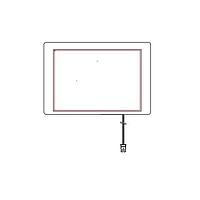 Hantronix HDA570V-GH TFT LCD Display Modules 5.7 IN VGA TFT WHT LCD 640 x 480