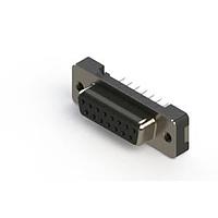 EDAC 628-015-624-012 D-Sub Connectors - Standard Density Vertical Plastic Body D-Sub Connector