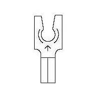 3M Electronic Specialty SS-31-6 Spade LOC FORK 22-18 AWG 6