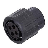 Amphenol SINE Systems RTS6BS14N4SHEC03 Connectors Male straight plug end cap Sz 14 4 p