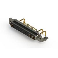 EDAC 630-25W3250-1T3 Mixed Contact D-Sub Connectors Right-angle Power Combo D-Sub Connector