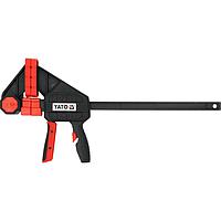 YATO YT-63883 Heavy-Duty Quick Clamp (300mm, 600lbs, 93x40mm)
