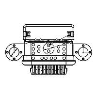Adam Tech USB-C32-S-RA-EH-WP-BK-CS42-TR Receptacles USB C 3.1 Receptacle, R/A Edge Hang, SMT, 24P, IPX7