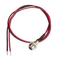 BIVAR MPR3BC12VW12-ER LED Panel Mount Indicators Panel Mount LED Assembly, 3 mm HE Red/Green LED w\ White Diffused Lens, 12 In. Wire, No Connector
