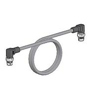 Omron Automation and Safety XS5W-T422-AM2-K Cat 5e .3M Cable 2End Conn. M12 Right Angle Both