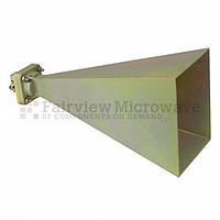 Fairview SMH175SR-20 WR-75 Standard Gain Horn With SMA Female Input and 20 dB Typical Gain Operating Within 10 GHz to 15 GHz Frequency Range