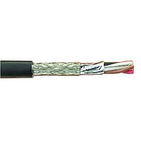 Alpha Wire 45072 BK005 Harsh Environment 16 AWG 2 Conductor 300V Unshielded, TPE 100 ft Spool Black