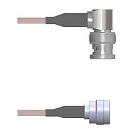 Amphenol Custom Cable Q-0F056000H096i RF Cable Assemblies BNC-RP/TNC-SP G142 96I