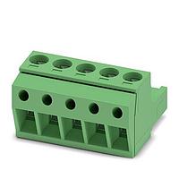 PHOENIX CONTACT 1765807 Plugs 5 Pos 5mm pitch Plug 24-12 AWG Screw