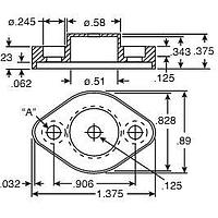 Keystone Electronics 4635 Mounts TO-66 TRANS COVER