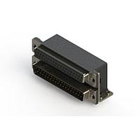 EDAC 664-037-264-052 Dual Port D-Sub Connectors Right-angle Dual Port D-Sub Connector