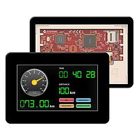 4D Systems gen4-uLCD-43DCT-CLB-SB-AR Display Modules 4.3" gen4 LCD pack for Arduino with gen4-uLCD-43DCT-CLB-SB, Arduino Adaptor Shield + Cable