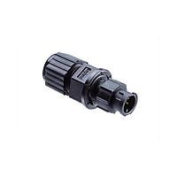 Amphenol LTW AD-02BMMA-LL7001 Standard Circular Connector Ceres, Mini Size, Plastic, 5A, 02 pins, Male Connector, Male Contact, Straight, 2 Points Lock, Solder, Field Installable, F4.5 - F6.5mm, IP67