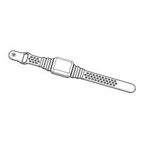 Serpac BW21ABKASNO Wrist Enclosure BW21 WRIST ENCLOSURE W/NEON ORANGE BAND