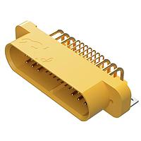 Amphenol Positronic GFSH928M4B/AA Connectors GFSH Series 46 Position Pin (Male) Solder Tail Mounting Bracket Power Connector