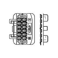 AMP Connectors - TE Connectivity 1473413-1 Cap Housing 025 G 24POS CAP ASSY W TO W