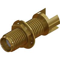 Amphenol SV Microwave 2921-00058 PCB Connectors SMA   ST PCB-JCK BHD EDL