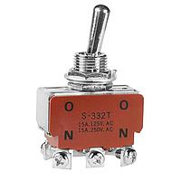 NKK Switches S332T Water tight medium/high capacity standard size toggles DPDT ON-ON TOGGLE SCREW LUG