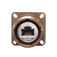 Amphenol Socapex RJFTV6A2A1G Field RJ Field TV CAT6a SQ FLG REC Code A Female RJ45 OD Cad