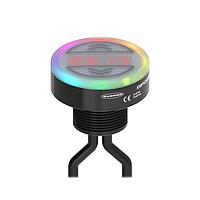 Banner Engineering K50PTCD4SQ2PS Beacons K50 Pro Compact Touch with PICK-IQ; Polycarbonate; 10-30 V dc; IP67 IP69K; 4 Digit 7 Segment LED Display; Multicolor; 5-pin M12 240 mm (9.45 in) PVC Shielded Pigtail QDs