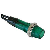 Shin Chin R9-118N4-11-G Panel Mount Indicator Lamps 120VAC Neon Green Clear