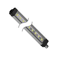 Banner Engineering HLS28XW285XQ LED Flexible Strips HLS28 Hazardous Enclosure Strip Light; Clear Window; 285 mm; 12-30 V dc; IP50; Color:White; 4-pin M12 Integral QD