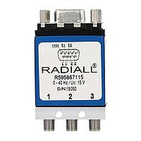 Radiall R595433125 Coaxial Switches SPDT Platinum SMA 20GHz Latching 24Vdc TTL Positive common Diodes D-sub connector