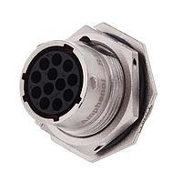 Amphenol SINE Systems RT071412SNH-K Connector Kits Receptacle Kit Jam Nut 12 Pos Female Shell Size 14 w/ Contacts Sz 16 14-26AWG