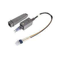 HARTING 33262310150013 Fiber Optic Cable Assemblies HARTING PushPull V4 v2.0 SFP overmolded Cable Assembly, PushPull XS LC to IP20 LC duplex, MM 50/125um OM3, 15m - version for long housing