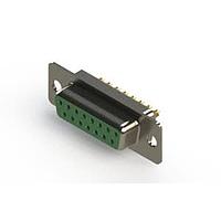 EDAC 628-M15-622-GN1 D-Sub Connectors - Standard Density Vertical Machined D-Sub Connector