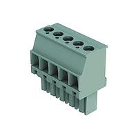 HARTING 14311215401000 Pluggable Terminal Blocks har-flexicon, 12pin female, vertical, w/ screw termination - 30-14AWG, 10Amps, pitch 3.81mm