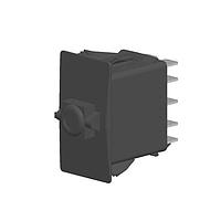 Carling Technologies VJD2UHNB-00000-000 Sealed Rocker Switch DPDT ON-OFF-ON 20A 12V Grn/Amber No Act