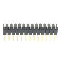 Amphenol FCI 58102-S61-13 Unshrouded Unshrd Hdr, T/H, R/A 26P, .38um
