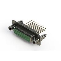 EDAC 628-M15-323-GT6 D-Sub Connectors - Standard Density Vertical Machined D-Sub Connector