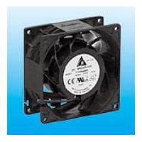 Delta Electronics, Inc. TFA0948AE-EP Tubeaxial Fan, 92x38mm, 48VDC, 67.56CFM, 5.76W, 0.12A, 49.5dBA, Ball, 4-Leads, IP56