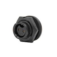 CONXALL 7282-2SG-300-CH3 Connectors 2P SOCKET PNL MNT W/BLUE HEX NUT