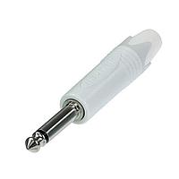 NEUTRIK NP2X-WT Phone Connectors 2 Pole 1/4" Plug Wht Paintd Shell