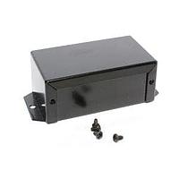 Hammond Manufacturing 1411FBGBK Utility Utility Enclosure - 4.0 x 2.2 x 1.6" - Aluminum Black w/ Flanges