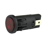 VCC P84-R28H-CR Indicators 0.5in FLAT 28VDC TAB RED