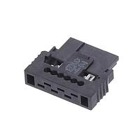 ERNI - TE Connectivity 224395-E Ribbon Cable 6-PIN,FEMALE,IDC2426FRIC.R/A