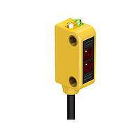 Banner Engineering Q12AN6FF50Q3 Photoelectric Sensors WORLD-BEAM Q12 Series: Fixed-Field; Range: 50 mm; Input: 10-30 V dc; Output: LO; 1 NPN; 150 mm (6 in) 3-pin M8 Pigtail QD