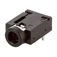 Same Sky (formerly CUI Devices) SJ3-35063A Phone Connectors Audio Jack, 3.5mm, Through Hole, 3 Conductors, 0 Switches