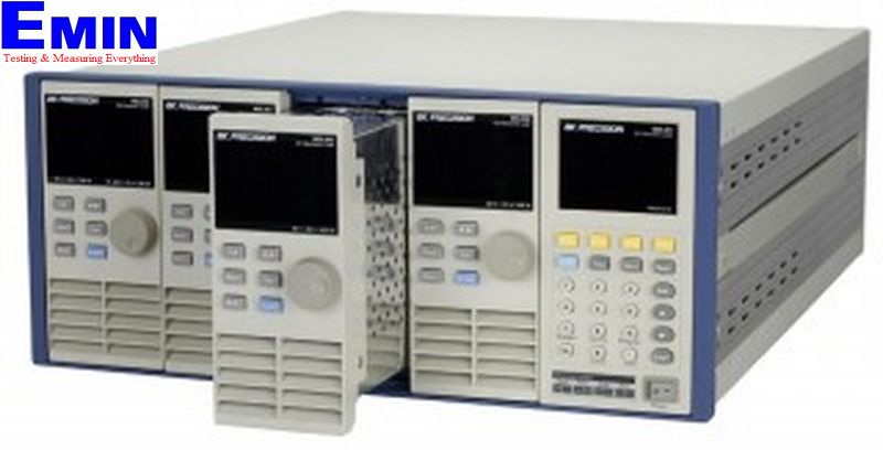 Modular electronic load mainframe used in laboratory and production test systems